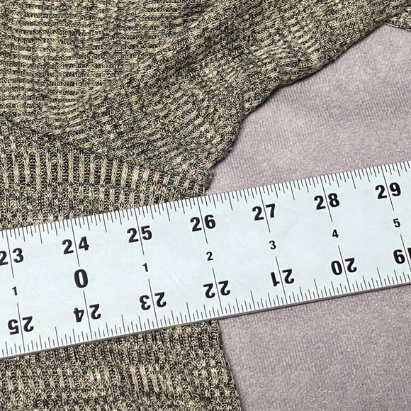 Catherines Plus Size 2X Loose Knit Tunic Top With Scoop Neckline 3/4 Sleeves - Picture 7 of 8